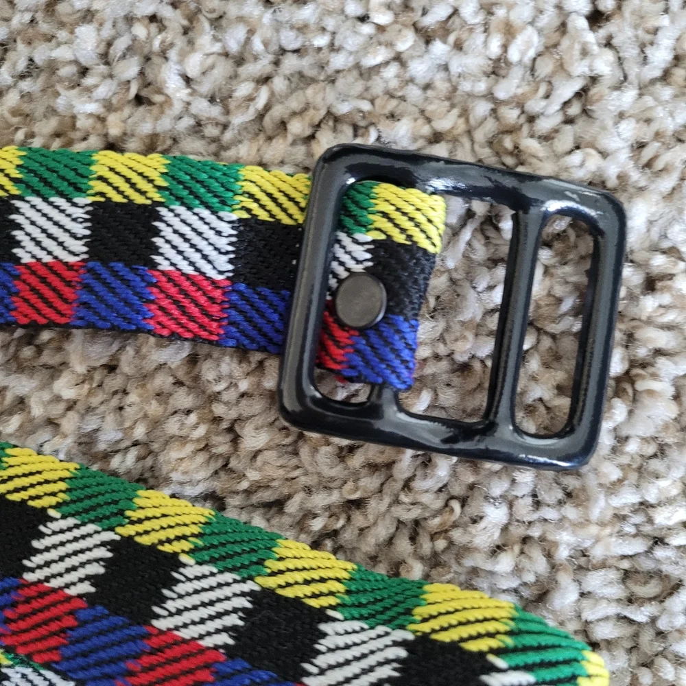 Checkered Boy's Belt 25 Inch